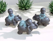 Load image into Gallery viewer, Buddha Riding Elephant Set Of 3, 13x12cm
