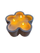 Load image into Gallery viewer, Led Flower 3 Wick Candle 20cm
