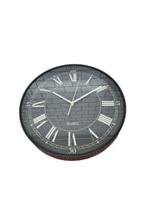 Load image into Gallery viewer, Black Cream &amp; Black Wall Clock 40cm
