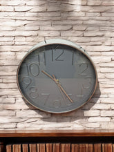 Load image into Gallery viewer, Silver Wall Clock 30cm
