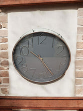 Load image into Gallery viewer, Silver Wall Clock 30cm
