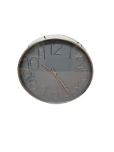 Load image into Gallery viewer, Silver Wall Clock 30cm
