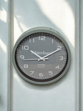 Load image into Gallery viewer, Grey Tonal Clock 20cm
