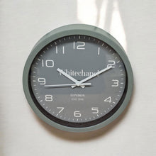 Load image into Gallery viewer, Grey Tonal Clock 20cm
