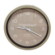 Load image into Gallery viewer, Taupe Tonal Clock 20cm
