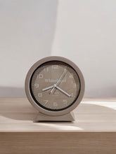 Load image into Gallery viewer, Taupe Removable Mantle Clock 15cm
