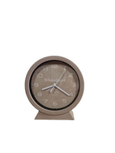 Load image into Gallery viewer, Taupe Removable Mantle Clock 15cm
