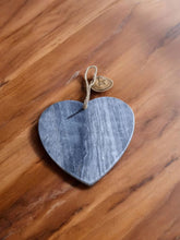 Load image into Gallery viewer, Grey Heart Chopping Board 24x26cm
