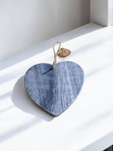 Load image into Gallery viewer, Grey Heart Chopping Board 24x26cm
