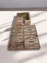 Load image into Gallery viewer, Tea General Store Coasters Set Of 4
