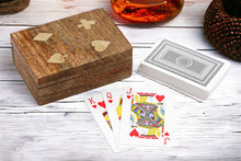 Load image into Gallery viewer, Playing Cards In Wooden Box
