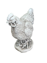 Load image into Gallery viewer, Stone Effect White Hen Statue
