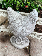 Load image into Gallery viewer, Stone Effect White Hen Statue
