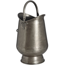 Load image into Gallery viewer, Antique Pewter Coal Bucket
