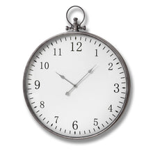 Load image into Gallery viewer, Silver Pocket Watch Wall Clock
