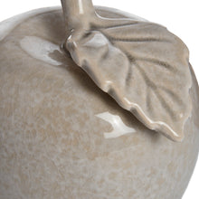 Load image into Gallery viewer, Antique Grey Small Ceramic Apple
