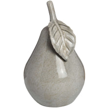 Load image into Gallery viewer, Antique Grey Large Ceramic Pear
