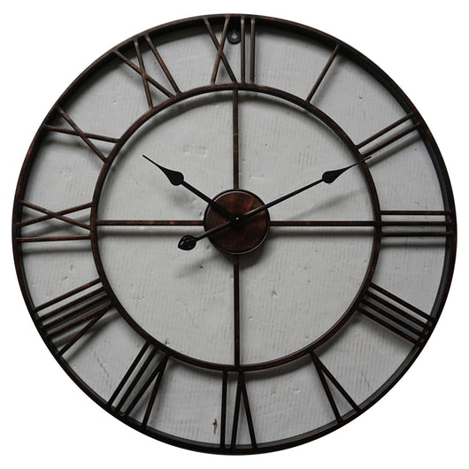 Bronze Skeleton Wall Clock