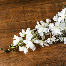 Load image into Gallery viewer, Tall White Delphinium Stem
