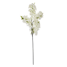 Load image into Gallery viewer, Large White Full Cherry Blossom Stem
