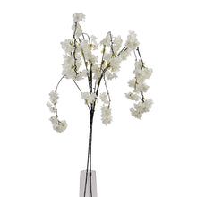 Load image into Gallery viewer, Large White Cherry Blossom Stem
