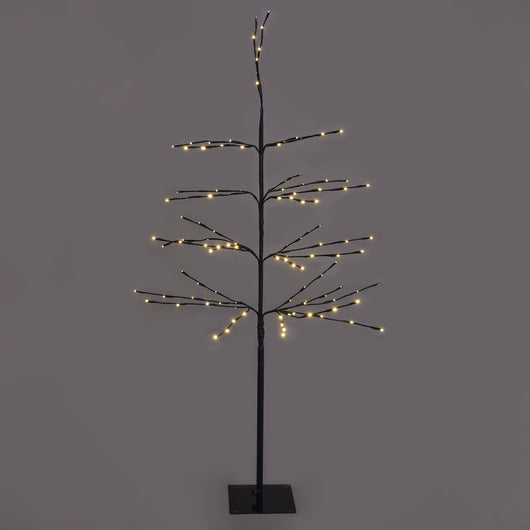 Black Forest Pre-Lit LED Warm Light Medium Tree