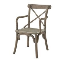 Load image into Gallery viewer, Copgrove Collection Cross Back Carver Chair With Rush Seat
