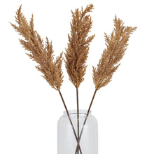 Load image into Gallery viewer, Taupe Faux Dried Pampas Grass Stem
