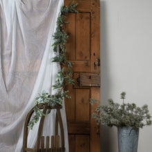 Load image into Gallery viewer, LED Winter Garland With Eucalyptus And Lambs Ear
