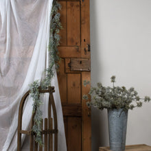 Load image into Gallery viewer, Frosted Pine Garland With Pinecones
