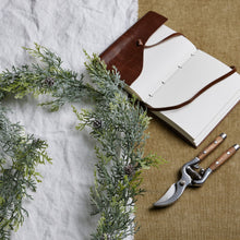 Load image into Gallery viewer, Frosted Pine Garland With Pinecones
