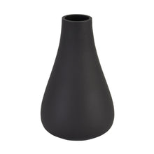 Load image into Gallery viewer, Black Tapered Glass Vase
