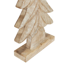 Load image into Gallery viewer, Carved Wood Christmas Tree
