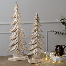 Load image into Gallery viewer, Carved Wood Christmas Tree
