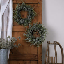 Load image into Gallery viewer, Frosted Pine And Eucalyptus Wreath
