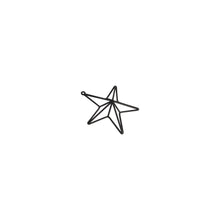 Load image into Gallery viewer, Matt Black Convexed Star Frame
