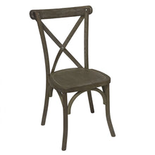 Load image into Gallery viewer, Light Oak Cross Back Dining Chair
