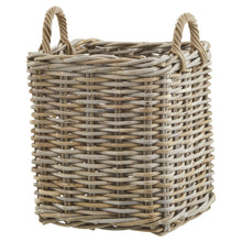 Load image into Gallery viewer, Set of 3 Kubu Rattan Square Storage Baskets
