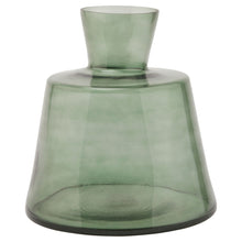 Load image into Gallery viewer, Smoked Sage Glass Large Ellipse Vase
