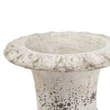 Load image into Gallery viewer, Large Fluted Stone Ceramic Urn
