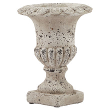 Load image into Gallery viewer, Large Fluted Stone Ceramic Urn
