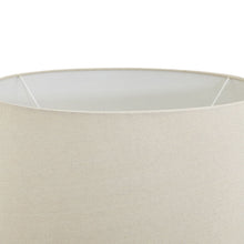 Load image into Gallery viewer, Darcy Antique White Pillar Table Lamp With Linen Shade
