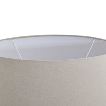 Load image into Gallery viewer, Amalfi Grey Round Table Lamp With Linen Shade
