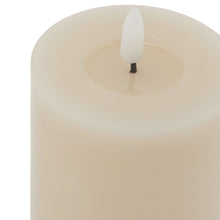 Load image into Gallery viewer, Luxe Collection Melt Effect 3x4 Taupe LED Wax Candle
