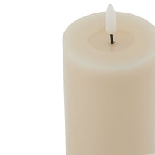 Load image into Gallery viewer, Luxe Collection Melt Effect 3x6 Taupe LED Wax Candle
