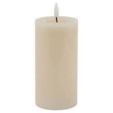 Load image into Gallery viewer, Luxe Collection Melt Effect 3x6 Taupe LED Wax Candle
