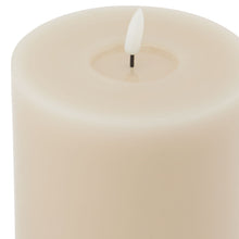 Load image into Gallery viewer, Luxe Collection Melt Effect 5x5 Taupe LED Wax Candle
