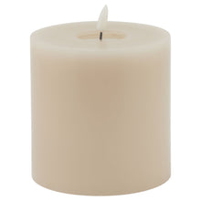 Load image into Gallery viewer, Luxe Collection Melt Effect 5x5 Taupe LED Wax Candle
