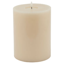 Load image into Gallery viewer, Luxe Collection Melt Effect 6x8 Taupe LED Wax Candle
