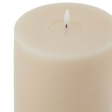 Load image into Gallery viewer, Luxe Collection Melt Effect 6x12 Taupe LED Wax Candle
